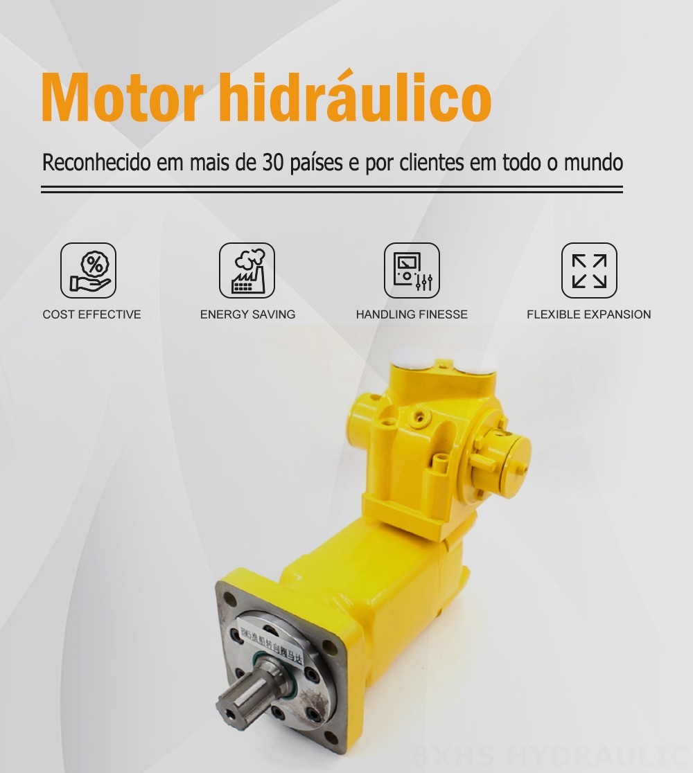Motor do Válvula de Direção de Barco de Pesca BM5 130 cc/r 75 Lpm Motor hidráulico